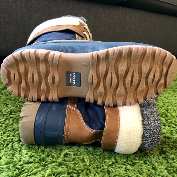 cougar creek duck boot navy